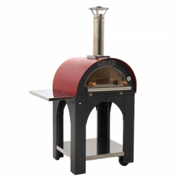 Cibus Red 60 60 puulämmitteinen pizzauuni ulkokäyttöön 2 pizzaa