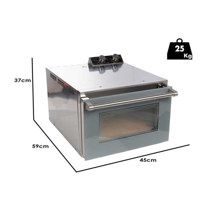 Macte Ovens Nettuno sähköinen pizzauuni, 2 975 W, 230 V, 500 °C