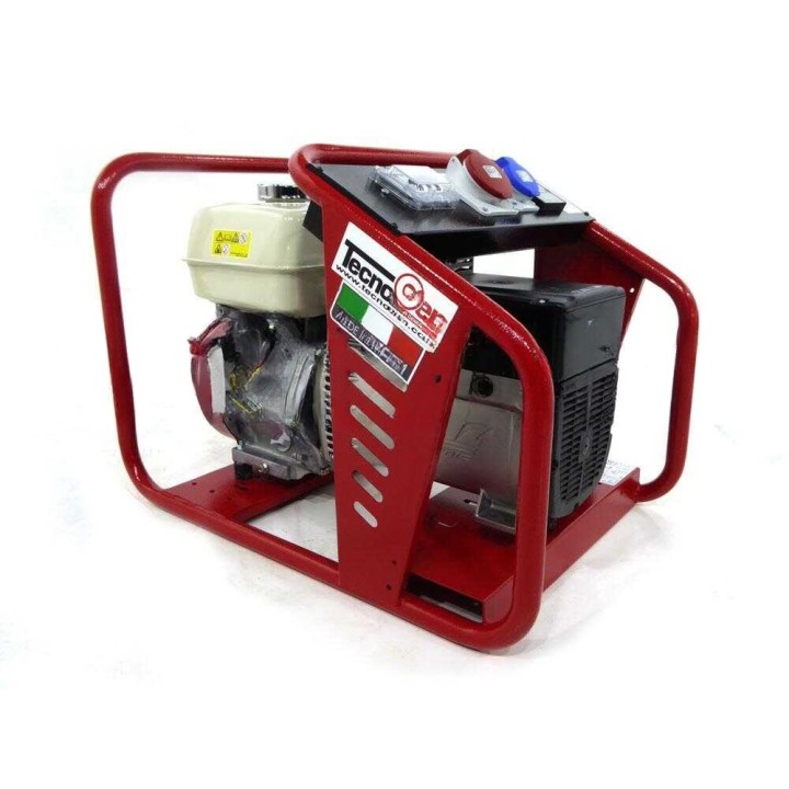 TecnoGen H8000T kolmivaihegeneraattori, 6 kW, Honda GX 390