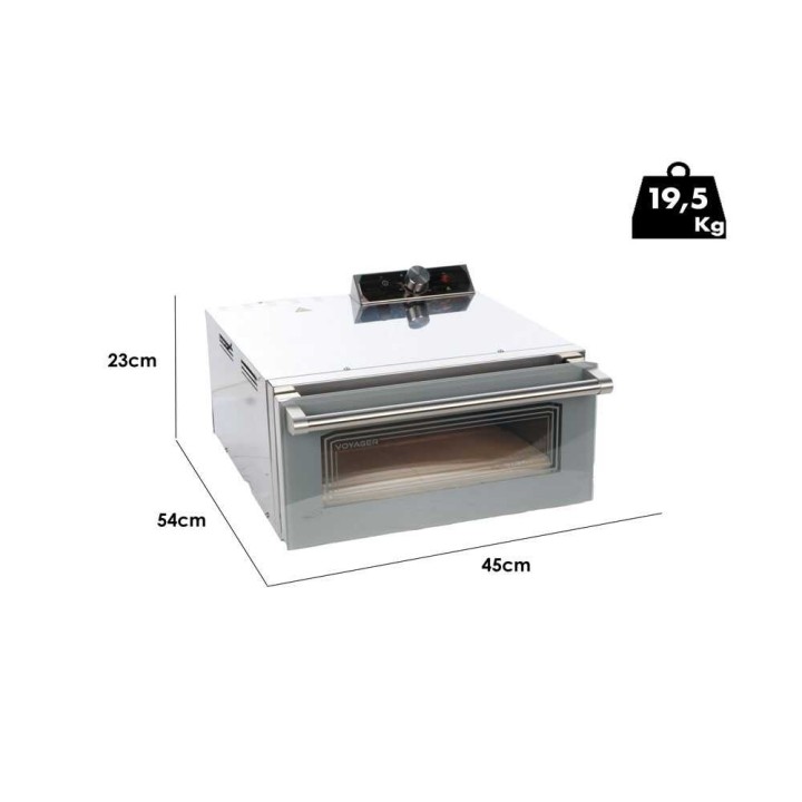 Macte Ovens Voyager SMART sähköinen pizzauuni, 1 975 W, 230 V