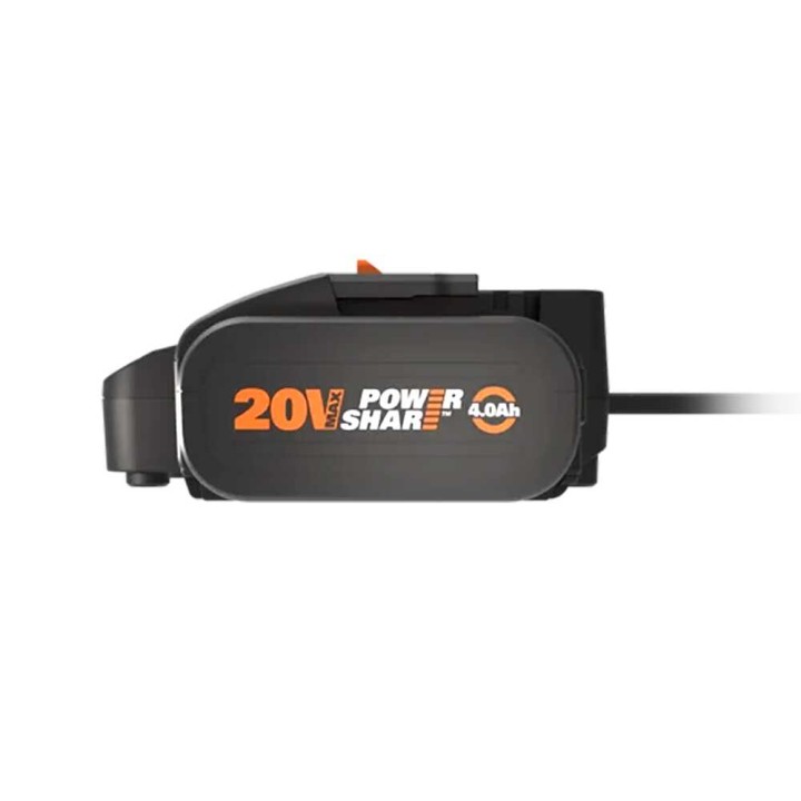 Worx WA3604 akku ja pikalaturi, 20 V, 4,0 Ah, PowerShare