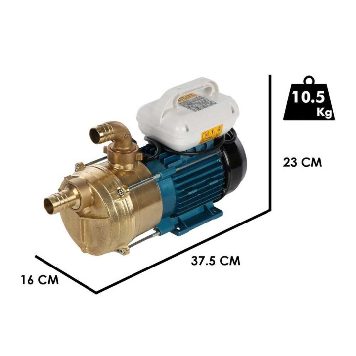 Tellarini EEM 30 sähköpumppu, messinki, 1 HP, 230 V