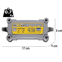 GYS Flash 4 12 akkulaturi ja ylläpitolaturi 12 V 1 2 90 Ah