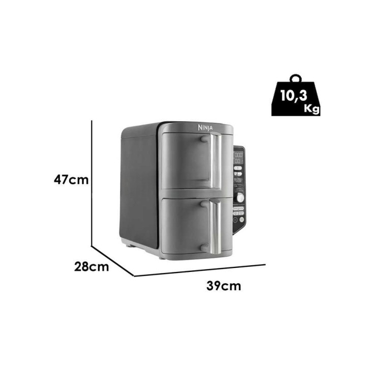 Ninja Double Stack XL SL400EU -ilmakypsennin, 9,5 l, 2 470 W