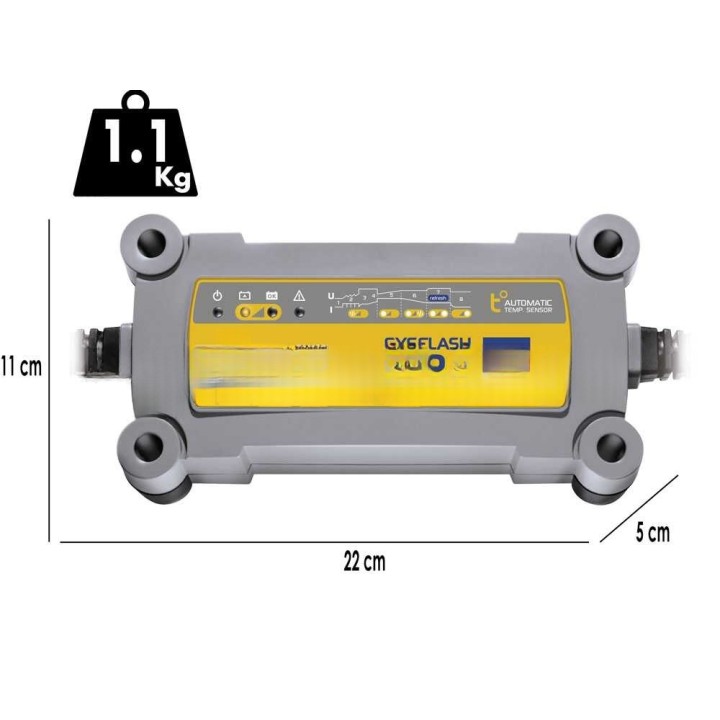 GYS Flash 9 24 akkulaturi ja ylläpitolaturi 6 24 V 190 W