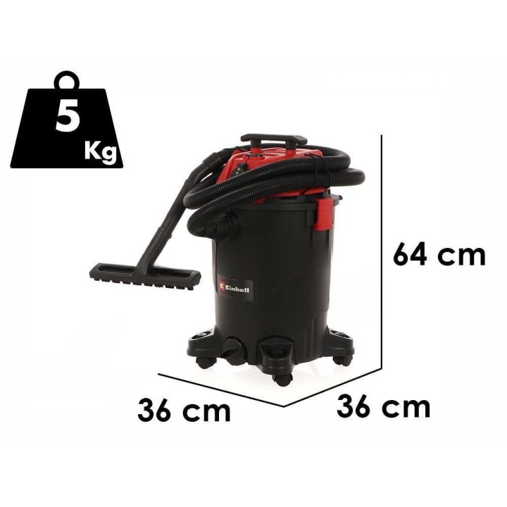 Einhell TC-VC 1930 A märkä-kuivaimuri, 1 500 W, 30 l