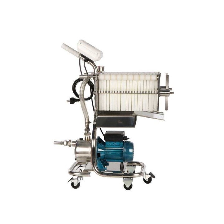 Tellarini CrystalPro Plus 20 viinin levysuodatin, 0,5 HP, ruostumaton teräs