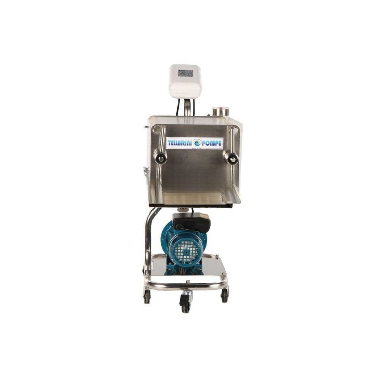 Tellarini CrystalPro Plus 20 viinin levysuodatin, 0,5 HP, ruostumaton teräs