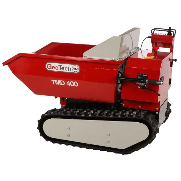 GeoTech Pro TMD 400 akkukäyttöinen telakärry, 48 V, 400 kg, dumper-lava