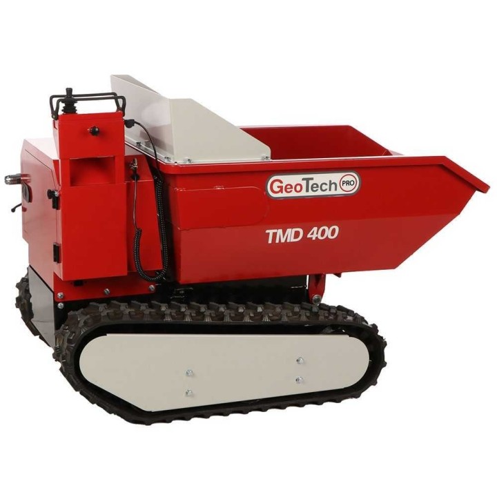 GeoTech Pro TMD 400 akkukäyttöinen telakärry, 48 V, 400 kg, dumper-lava