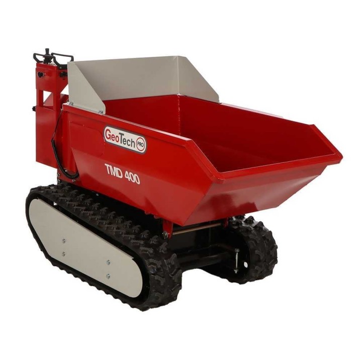GeoTech Pro TMD 400 akkukäyttöinen telakärry, 48 V, 400 kg, dumper-lava
