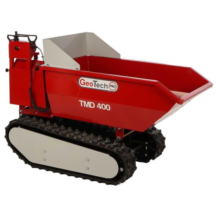 GeoTech Pro TMD 400 akkukäyttöinen telakärry, 48 V, 400 kg, dumper-lava