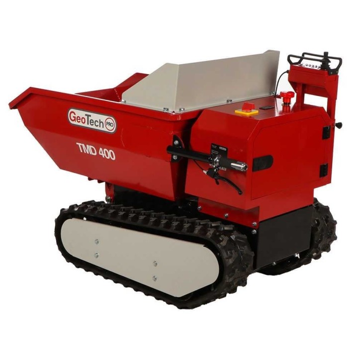 GeoTech Pro TMD 400 akkukäyttöinen telakärry, 48 V, 400 kg, dumper-lava