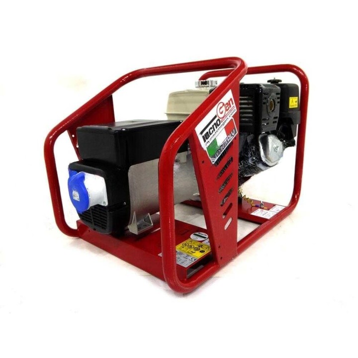 TecnoGen H8000 AVR bensiin generaattori, 5,3 kW, 230 V, Honda GX 390