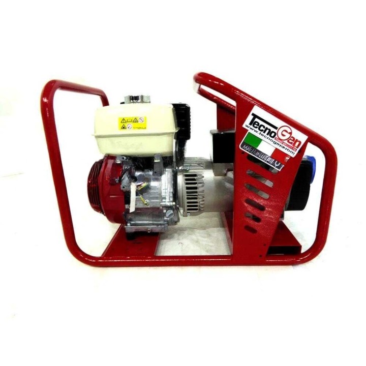 TecnoGen H8000 AVR bensiin generaattori, 5,3 kW, 230 V, Honda GX 390