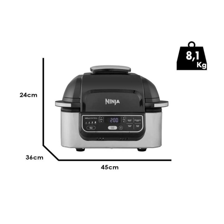 Ninja Foodi AG301EU -ilmakypsennin, 5,8 l, 1 750 W, 265 °C