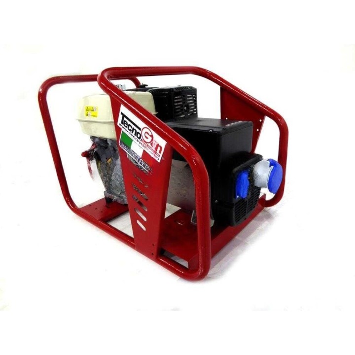 TecnoGen H8000 AVR bensiin generaattori, 5,3 kW, 230 V, Honda GX 390
