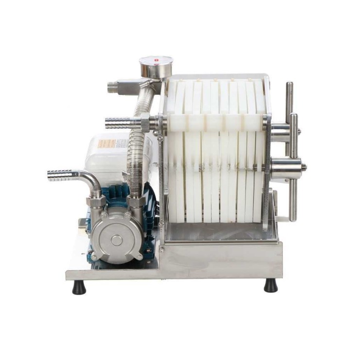 Tellarini CrystalPro 10 viinisuodatin, 10 levyä, 0,5 HP, ruostumaton teräs
