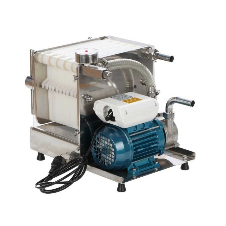 Tellarini CrystalPro 10 viinisuodatin, 10 levyä, 0,5 HP, ruostumaton teräs