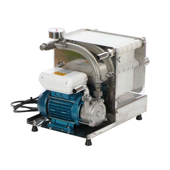 Tellarini CrystalPro 10 viinisuodatin, 10 levyä, 0,5 HP, ruostumaton teräs