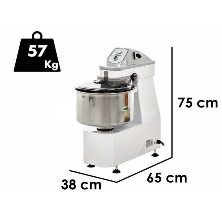Fimar 18SB -spiraalitaikinakone, 18 kg, 2 nopeutta, 400 V