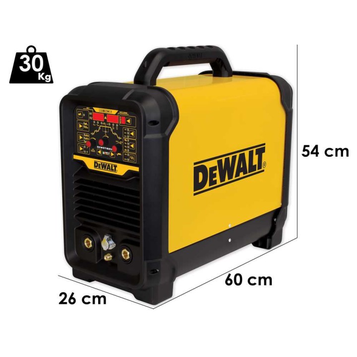 DeWalt DXWDTIG 210E TIG/MMA-invertterihitsauskone, 5–210 A, 230 V