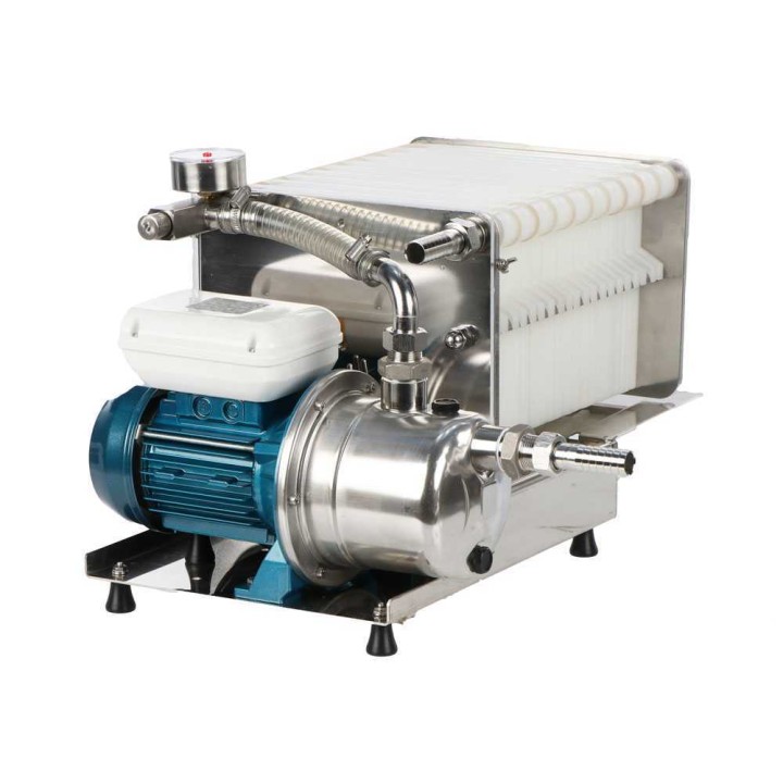 Tellarini CrystalPro jet 20 viinin levy- ja kartonkisuodatin, 0,5 HP