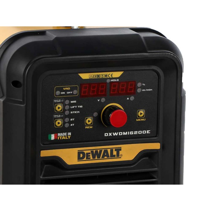 DeWalt DXWDMIG 200E moniprosessihitsauskone, 15–200 A, 230 V