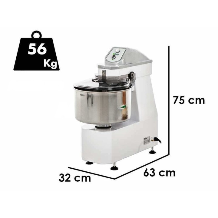 Fimar 12SB -spiraalitaikinakone, kolmivaiheinen, 12 kg