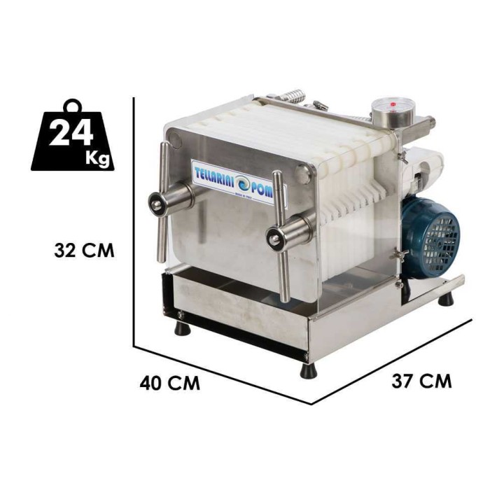 Tellarini CrystalPro jet 10 viinisuodatin, 0,5 HP, 10 kartonkia