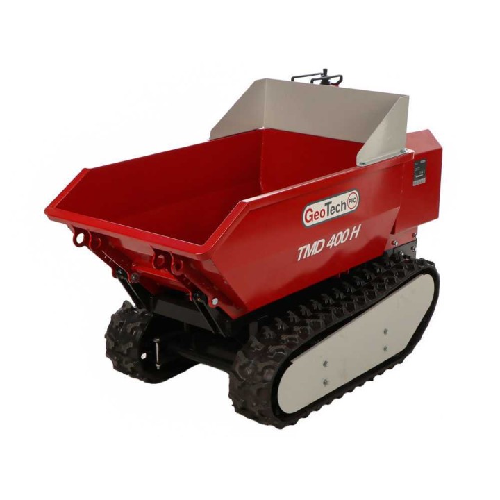 GeoTech Pro TMD 400 H akkukäyttöinen telaketjukuljetin, 400 kg, hydraulinen kippaus