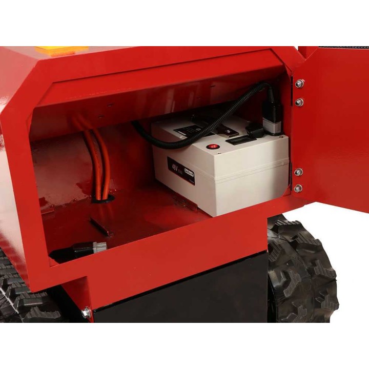 GeoTech Pro TMD 400 H akkukäyttöinen telaketjukuljetin, 400 kg, hydraulinen kippaus