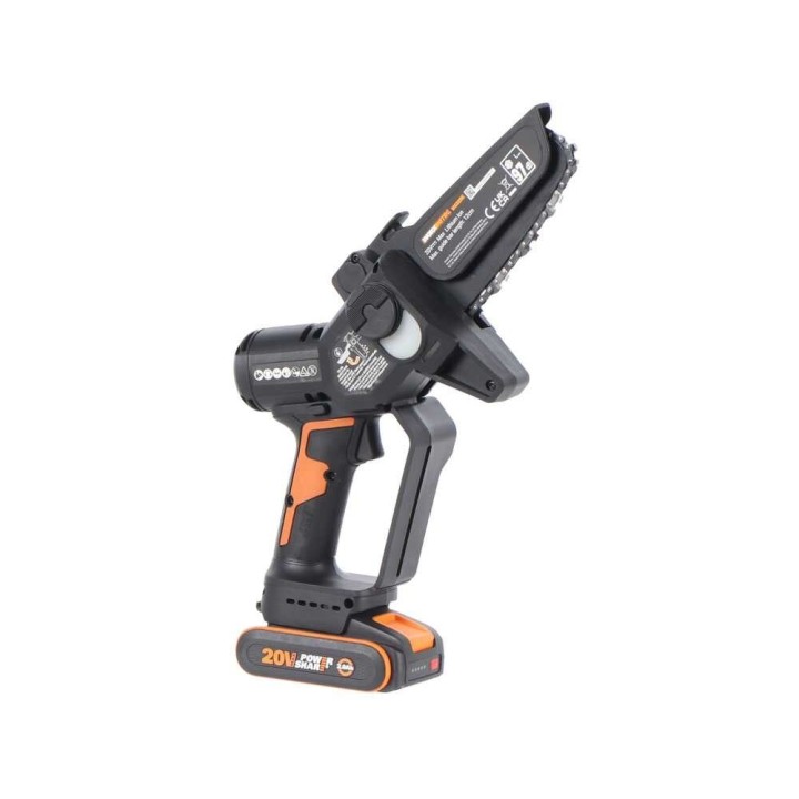 Worx Nitro WG325E.9 akkukäyttöinen oksasaha, 12 cm, jatkovarsi 125 cm