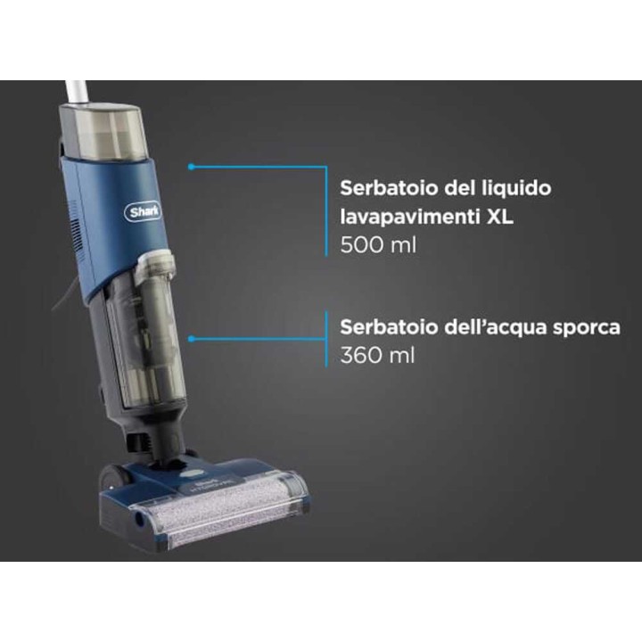 Shark HydroVac WD100EU sähköinen lattianpesuri, 170 W, 230 V