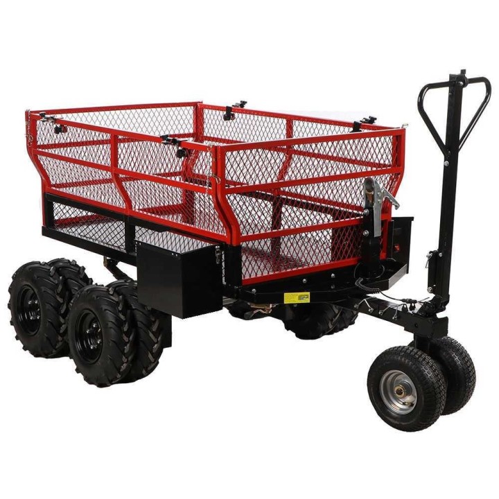 GeoTech Pro E-Truck 600 akkukäyttöinen kuljetuskärry, 1 200 W, 600 kg