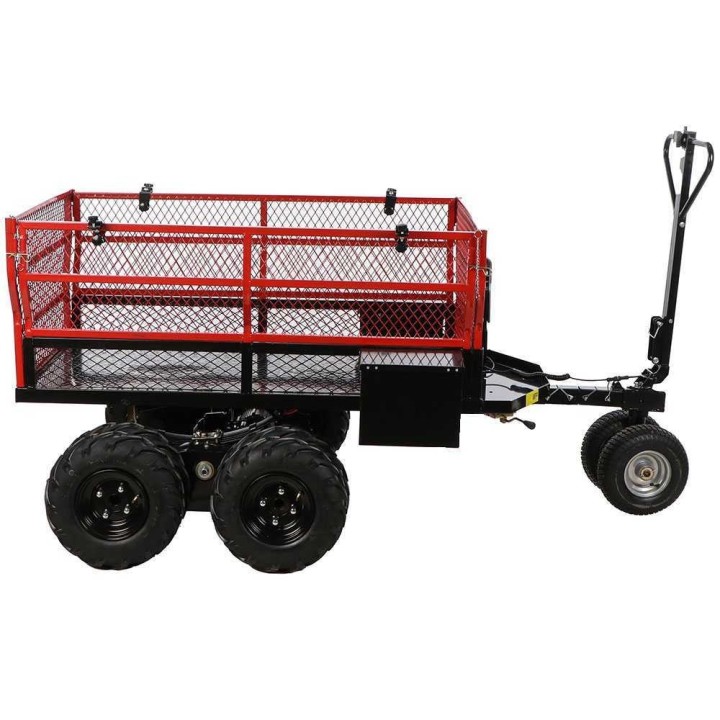 GeoTech Pro E-Truck 600 akkukäyttöinen kuljetuskärry, 1 200 W, 600 kg