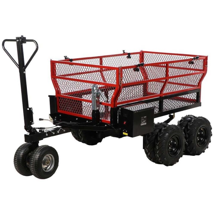 GeoTech Pro E-Truck 600 akkukäyttöinen kuljetuskärry, 1 200 W, 600 kg