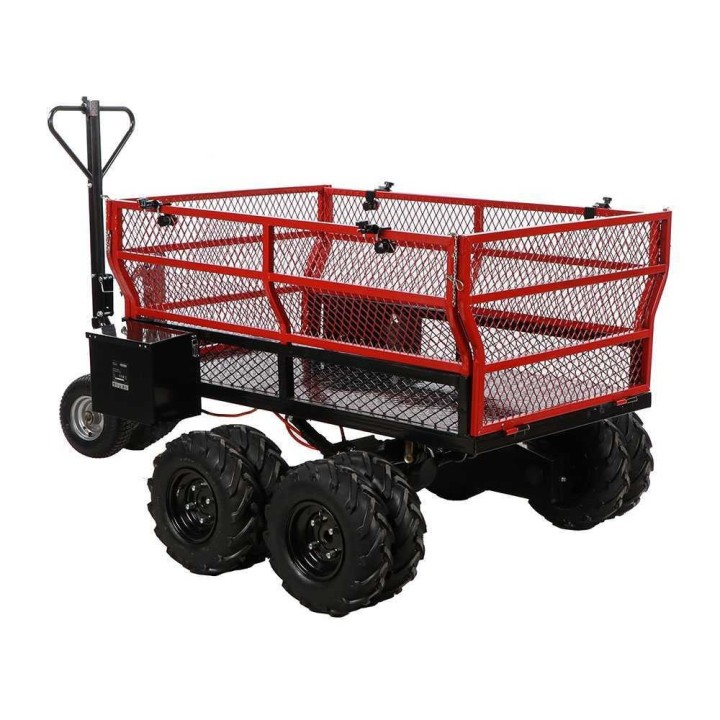 GeoTech Pro E-Truck 600 akkukäyttöinen kuljetuskärry, 1 200 W, 600 kg