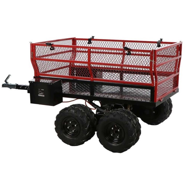 GeoTech Pro E-Truck 600 akkukäyttöinen kuljetuskärry, 1 200 W, 600 kg