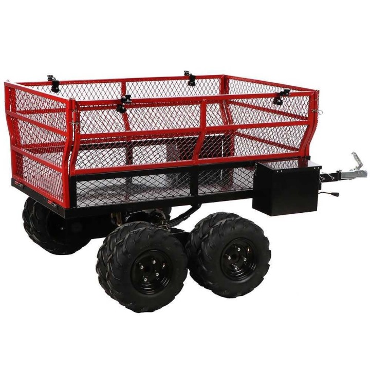 GeoTech Pro E-Truck 600 akkukäyttöinen kuljetuskärry, 1 200 W, 600 kg