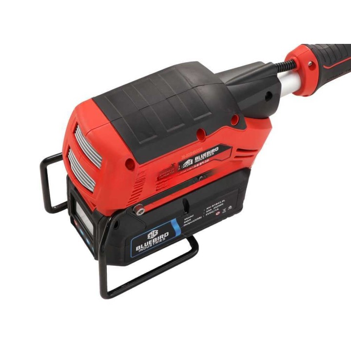 Blue Bird PCS 23-10 akkuoksasaha varrella, 50,4 V, 5 Ah, 25 cm