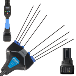 VESCO GALAXY XR14T 1 oliivinkorjuukampa 14 4 V 6 Ah teleskooppivarsi 210 320 cm