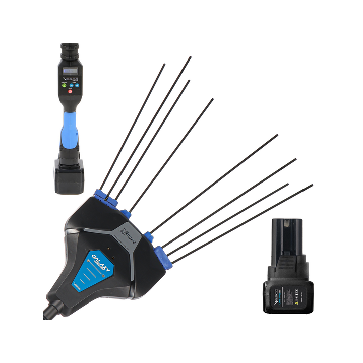 VESCO GALAXY XR14T 1 oliivinkorjuukampa 14 4 V 6 Ah teleskooppivarsi 210 320 cm