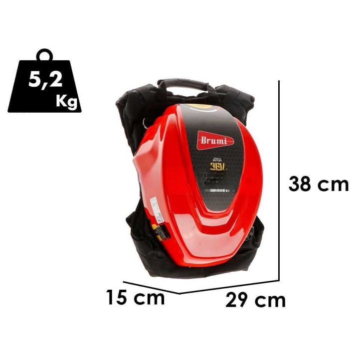 Brumi Backpack 36V BM3620 akkureppu sähkötyökaluille, 36 V, 20 Ah