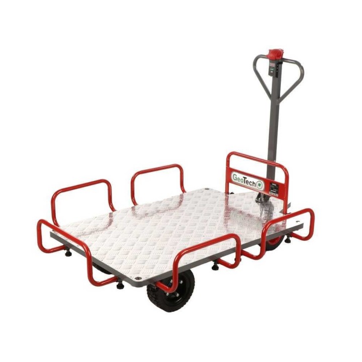 GeoTech E-Truck 400 sähköinen kuljetusvaunu, 400 W, 40 V, 400 kg