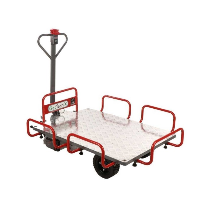 GeoTech E-Truck 400 sähköinen kuljetusvaunu, 400 W, 40 V, 400 kg