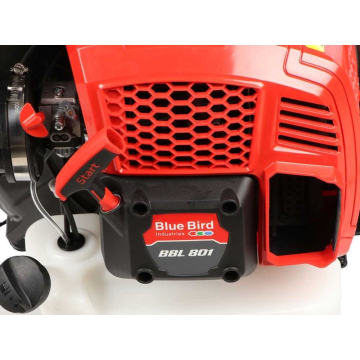 Blue Bird BBL 801 -reppupuhallin, 75,6 cm³, 3 HP, 331 km/h