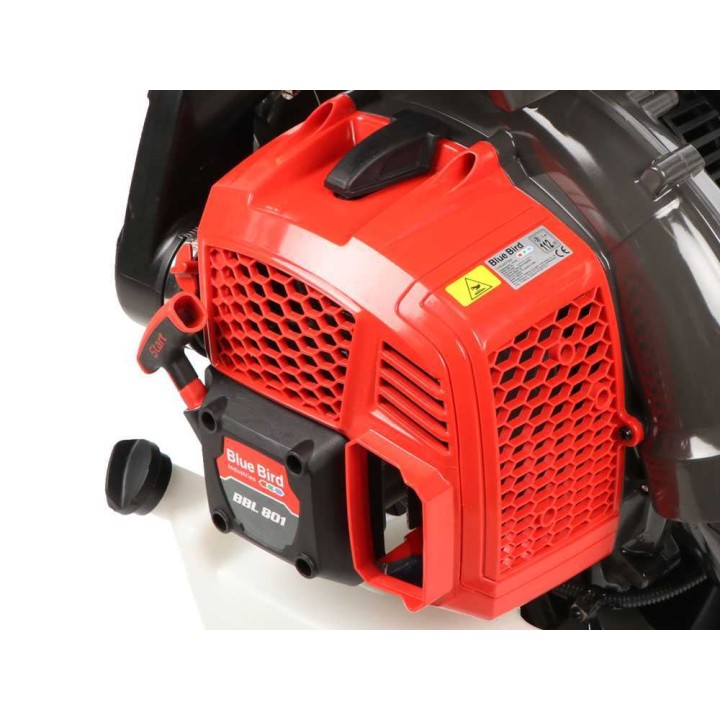 Blue Bird BBL 801 -reppupuhallin, 75,6 cm³, 3 HP, 331 km/h