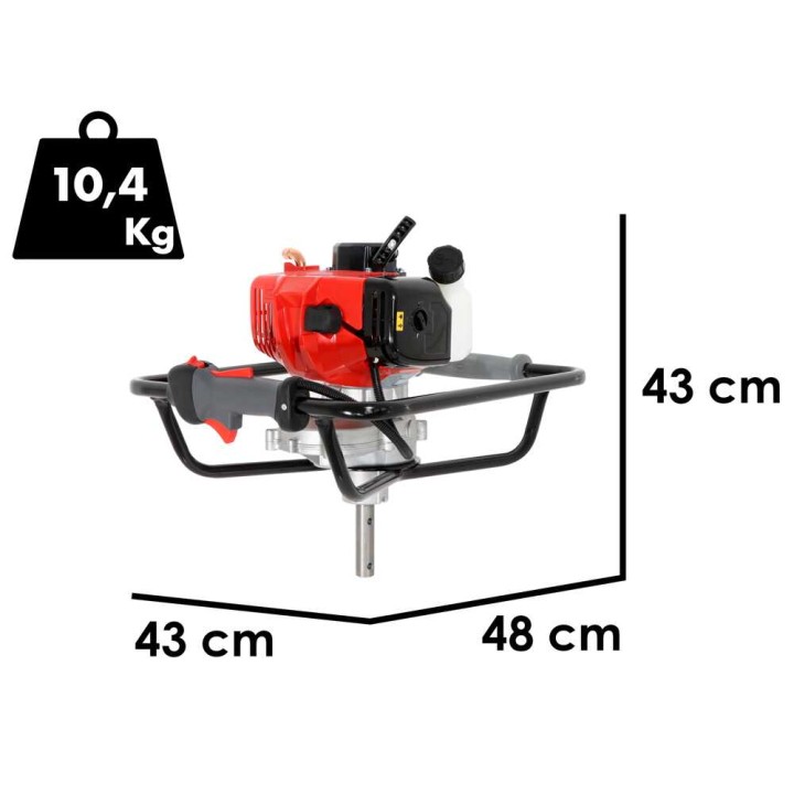 BlueBird NEA 431 moottorikaira, 42,7 cm³, 1,67 HP, ilman poranterää