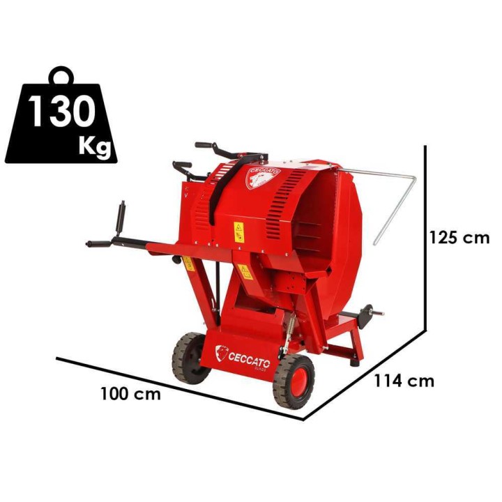 Ceccato Olindo SGT PTO pyörösaha puunrunkojen katkaisuun, 600 mm, traktorikäyttöinen